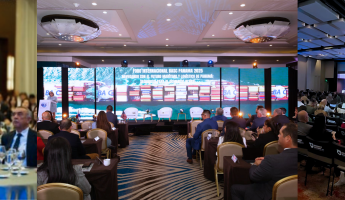 Left to right: Images of the celebration of 25 years of BASC Pichincha, the BASC Panama 2025 International Forum, and the BASC Colombia 2025 National Conference. 